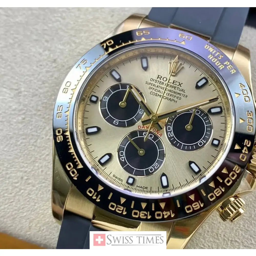 Yellow Gold OysterFlex Strap