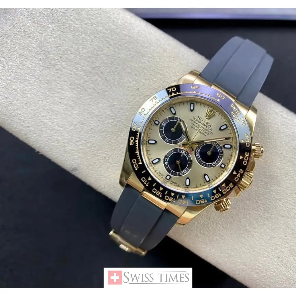 Yellow Gold OysterFlex Strap