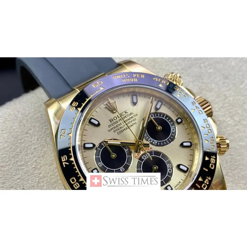 Yellow Gold OysterFlex Strap