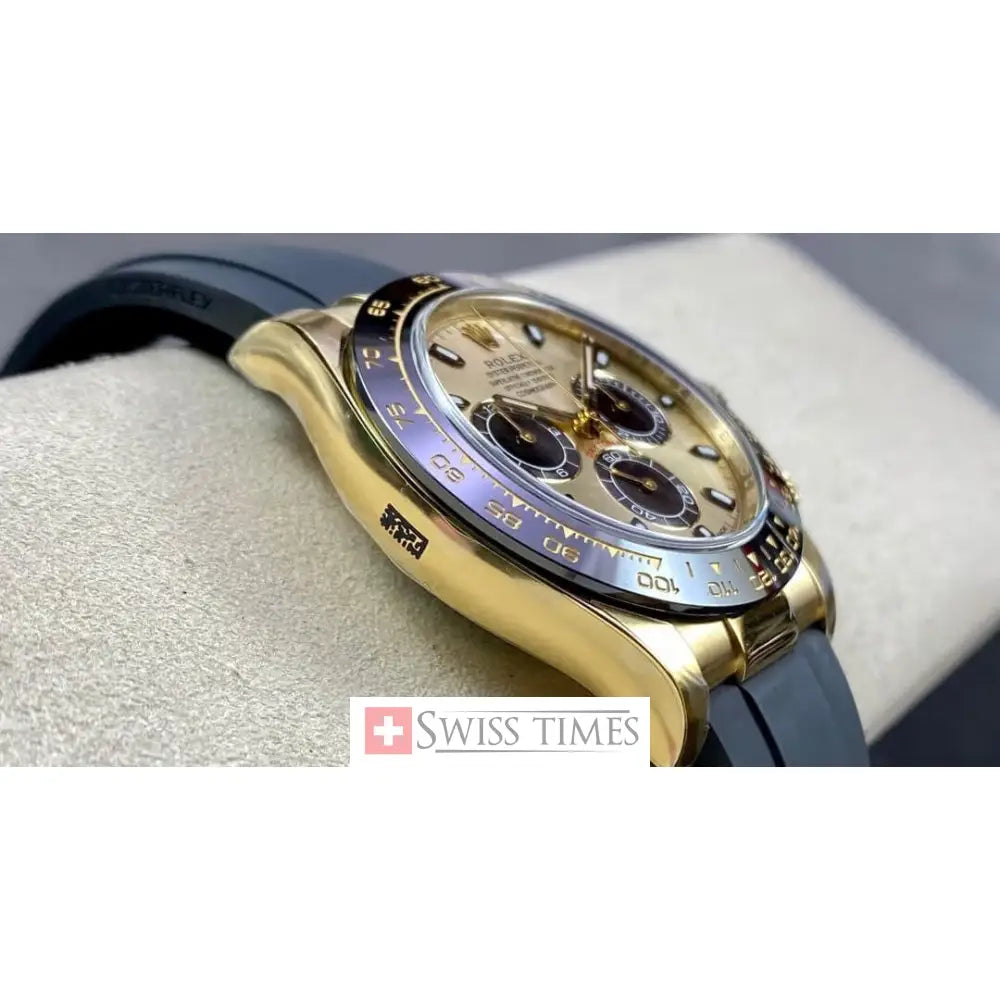 Yellow Gold OysterFlex Strap